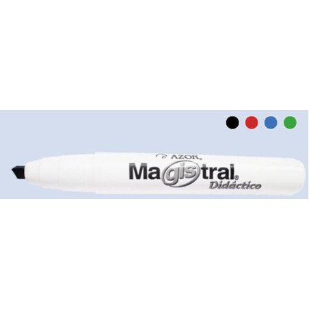 Marcador Magistral Azor 8350NE paquete de 12 piezas, negro