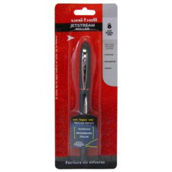 Bolígrafo Azor uni-ball Jetstream roller SX210NE1 negro. Blíster con 1