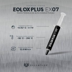 Pasta térmica Balam Rush eolox plusex07, fácil de aplicar, material di