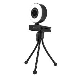 Webcam CMOS Balam Rush OS FHD 1080P Corrección de Color Negra Stelar C