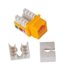 Conector Jack RJ45 cat6 90grados Enson ENS-JC6YE amarillo