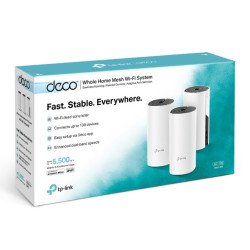 KIT Sistema MESH Wifi TP-Link Deco M4(3-Pack) - 2.4 - 5 GHz, 2, 2, 120
