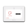 Panel de alarma con pantalla touch de 7" compatible con total connect 2.0 y opción de agregar sensores inalámbricos de la serie