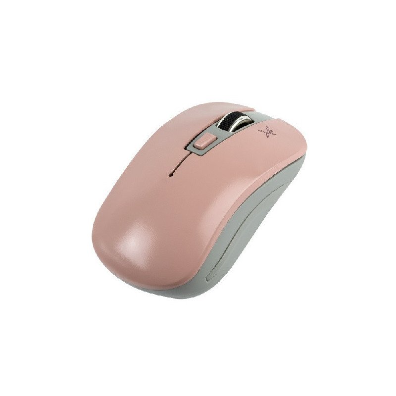 Mouse Inalámbrico PERFECT CHOICE Essentials - Rosa, Inalámbrico, 800/1