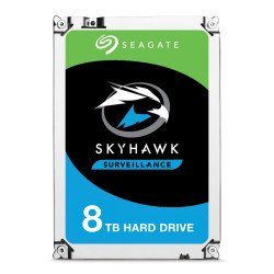 Disco duro interno Seagate SkyHawk surveillance 3.5 8TB SATA3 6GB/s 7200rpm 64MB 24x7 para DVRNVR 1-8 bahías/1-64 cam