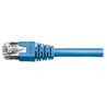 Cable de red Intellinet .50 cm (1.5 pies) cat 5e UTP azul