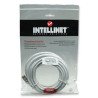 Cable de red ntellinet cat 6, 3.0m (10.0f) UTP blanco