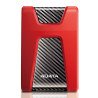 Disco duro externo 2TB Adata hd650 2.5 USB 3.1 contragolpes rojo Windows/Mac/Linux