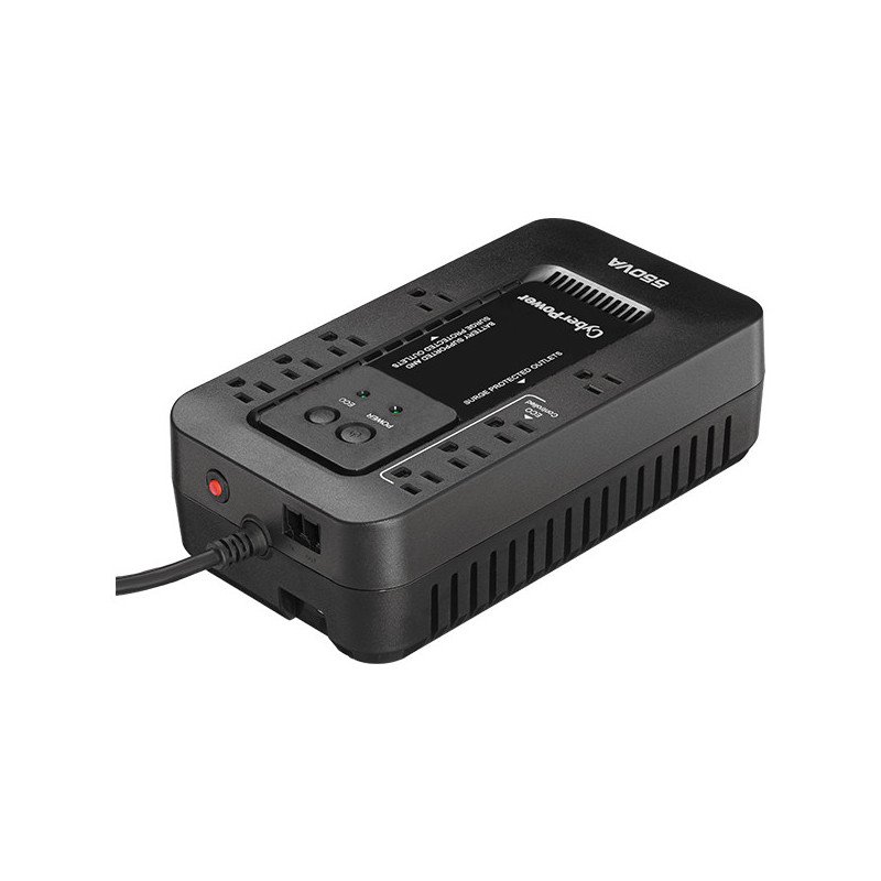 No break Cyberpower 550va eco UPS 8contactos modo ahorrador eco tel US
