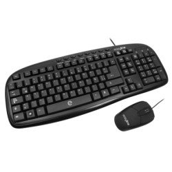 Teclado y mouse alámbrico Balance Easy Line by Perfect Choice negro, U