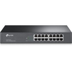 Switch TP-Link 16 puertos 10/100 mbps no administrable para rack de 13