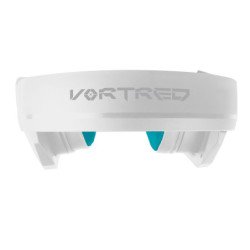 Diadema gamer vortred v-930433 - blanco/cian, USB