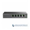 Switch PoE+ Gigabit No Administrable, 5 puertos 10/100/1000 Mbps, 4 pu