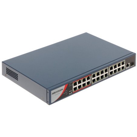 Switch PoE+, No Administrable, 24 Puertos 10/100 Mbps PoE+, 1 Puerto 1