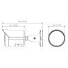 Dahua Technology WizSense DH-IPC-HFW2841SP-S-0280B cámara de vigilancia Bala Cámara de seguridad IP Exterior 2688 x 1520
