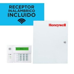 Panel de alarma de 48 zonas con teclado alfanumérico y receptor inalám