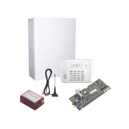 Kit de panel de alarma hibrido, teclado 6162rf y comunicador mn01LTEm - 2 años de servicio incluidos