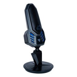 Game Factor MCG800 micrófono Negro Micrófono de superficie para mesa