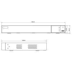Decodificador de video provision isr dec-0104(1u) 4 salidas de monitor