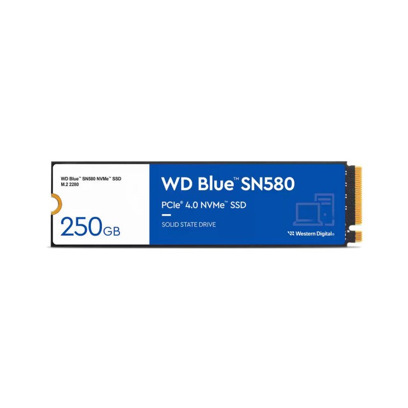 Unidad de estado sólido SSD interno WD blue SN580 500GB m.2 2280 NVME 