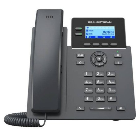 Teléfono IP Grado Operador, 2 líneas SIP con 4 cuentas, puertos Gigabi
