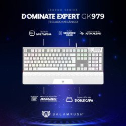 Teclado Mecánico Domínate Expert GK979 Balam Rush LEGEND SERIES