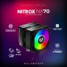 Disipador Balam Rush NITROX NX70 Velocidad: 600-1800 Rpm, Flujo de air