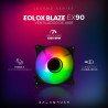 Ventilador de 120mm ARGB Balam Rush Eolox Blaze EX90: Velocidad: 1500