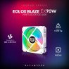 Ventilador de 120mm ARGB Balam Rush Eolox Blaze EX70W: Velocidad: 1200
