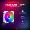 Ventilador de 120mm ARGB Balam Rush Eolox Blaze EX70W: Velocidad: 1200