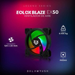 Ventilador de 120mm ARGB Balam Rush Eolox Blaze EX50 Velocidad: 1500 R