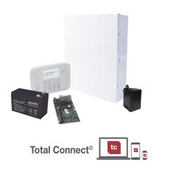Kit de panel de alarma vista48la con batería de 9ah, transformador y g