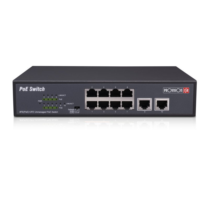 Switch POE PROVISION ISR PoES-08120C+2I-V2 8-port 10/100Mbps PoE switc