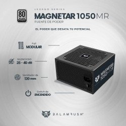 Fuente de Poder 1050W 80 Plus Platino BALAM RUSH MAGNETAR 1050MR LEGEN