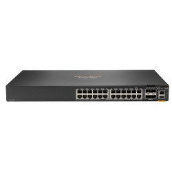 SWITCH 6200F - 24 PUERTOS [ 1 GbE - CLASE 4 ]/ 4 PUERTOS SFP+ [ 10 GbE
