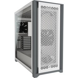 Gabinete Corsair airflow 5000d media torre blanco TG ATX