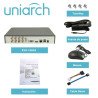 DVR pentahibrido uniarch xvr-108g3, 8 ch analógicos hasta 5 mp lite a 