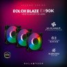 Ventilador para PC Balam Rush eolox blaze ex90k, 3 pz, flujo de aire 3
