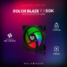 Kit ventiladores Balam Rush eolox blaze ex50k, 3 piezas, flujo de aire