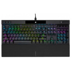 Teclado Corsair k70 RGB pro, óptico-mecánico, led RGB retroiluminado, 