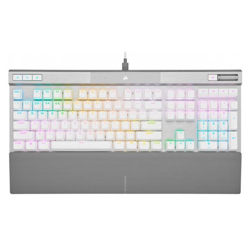 Teclado Corsair k70 RGB pro, óptico-mecánico, led RGB retroiluminado, 