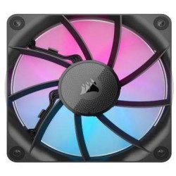 Ventilador Corsair icue link RX140 RGB pwm, 140 mm, negro, gamer, kit 