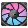 Ventilador Corsair icue link RX140 RGB pwm, 140 mm, negro, gamer, kit 