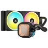 Disipador con enfriamiento liquido Corsair icue link h100i, 240 mm, s-