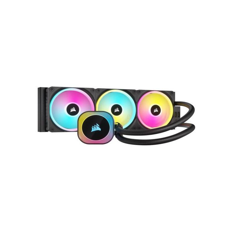 Disipador con enfriamiento liquido Corsair icue link h150i AiO, 360 mm