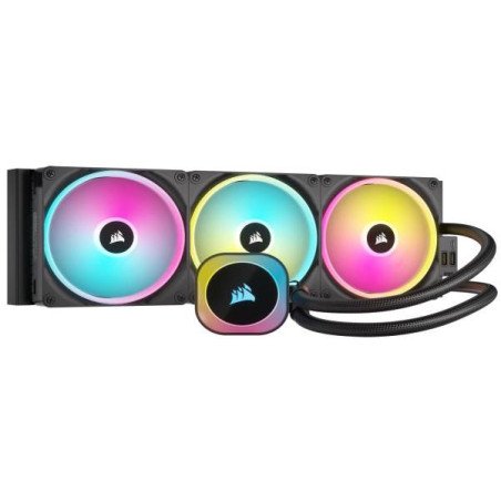 Disipador con enfriamiento liquido Corsair icue link h170i AiO, 420 mm