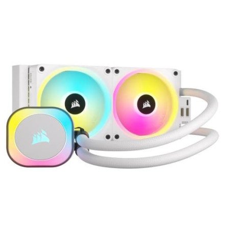 Disipador con enfriamiento liquido Corsair icue link h100i AiO, 240 mm