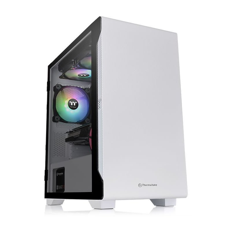 Gabinete Thermaltake S100 TG Snow (CA-1Q9-00S6WN-00)Color Blanco, Micr