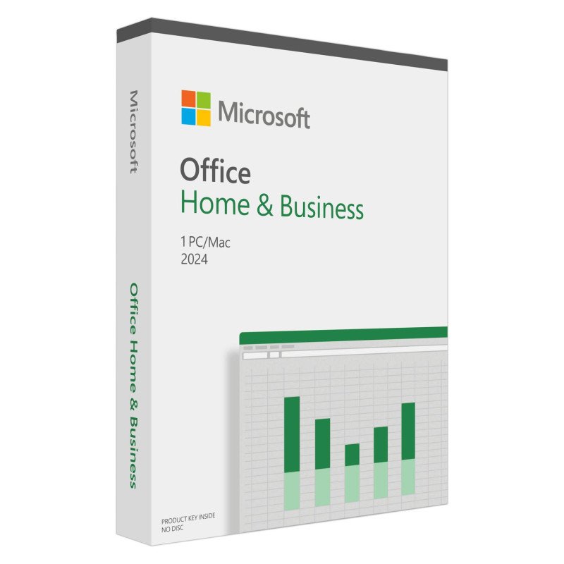 Microsoft office home business 2024 caja licencia para 1 pc o Mac