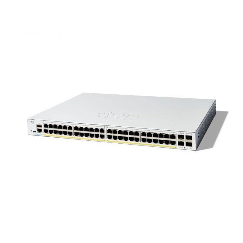 Switch catalyst 1200, 48 puertos gigabit ethernet, Poe+ con 375w total